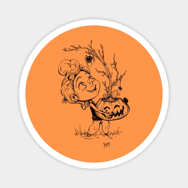 Halloween Boy Magnet by Jéssica Ribeiro